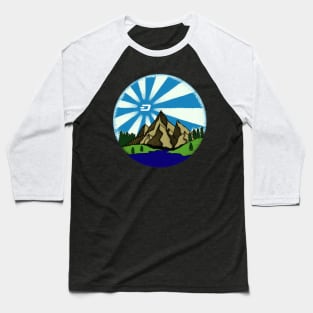 DASH Rise Oil Paint Art Baseball T-Shirt